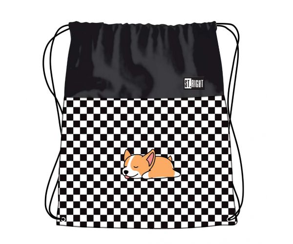 St.Right Sleepy Corgi tornazsák, sportzsák 43x34cm