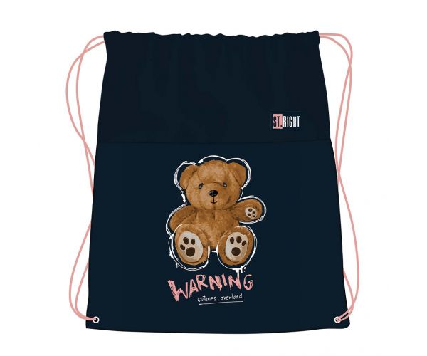 St.Right Teddy Bear tornazsák, sportzsák 43x34cm