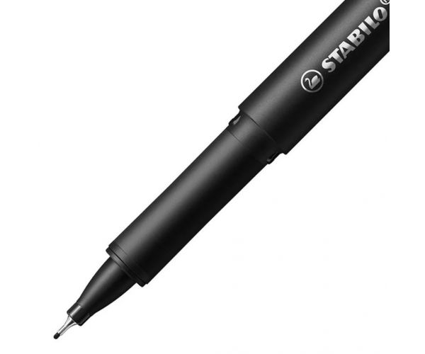 Stabilo: Dricer F fekete tűfilc 0,4mm