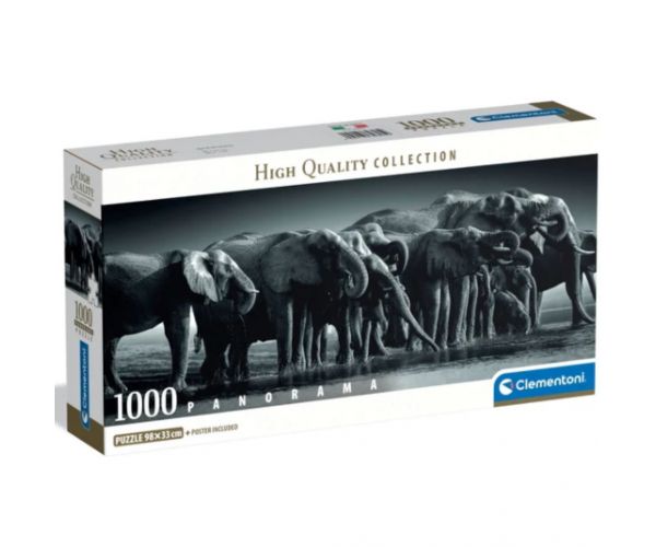 Óriások csordája HQC 1000db-os panoráma puzzle - Clementoni