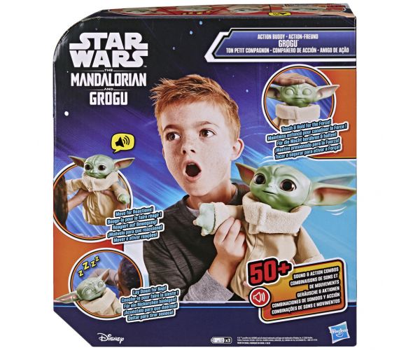 Star Wars: Action Buddy Grogu interaktív plüss figura – Hasbro