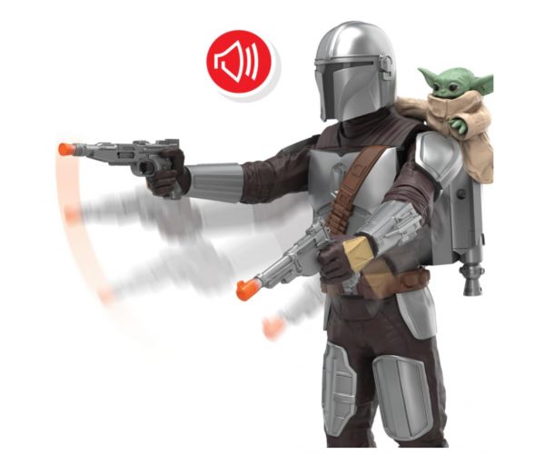 Star Wars: A Mandalóri és Grogu akciófigura szett hanggal - Hasbro