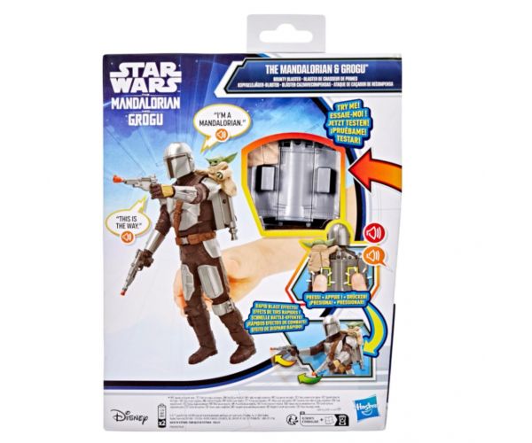 Star Wars: A Mandalóri és Grogu akciófigura szett hanggal - Hasbro