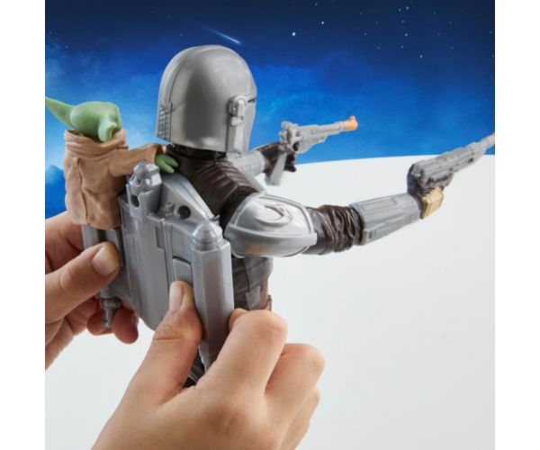 Star Wars: A Mandalóri és Grogu akciófigura szett hanggal - Hasbro