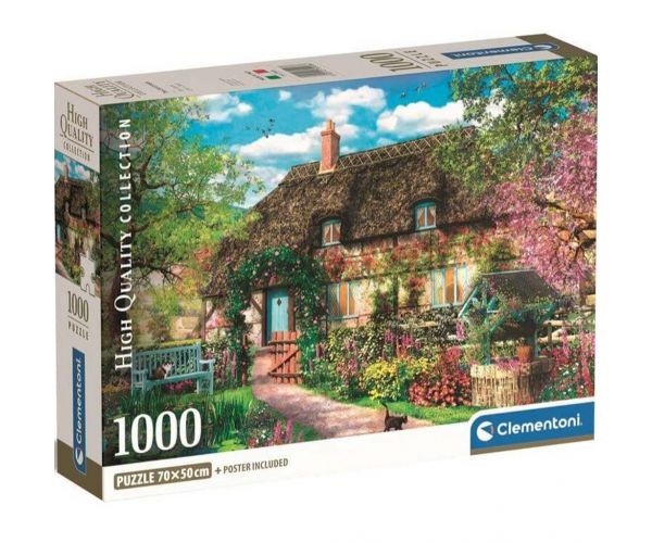 A régi házikó HQC 1000db-os Compact puzzle - Clementoni