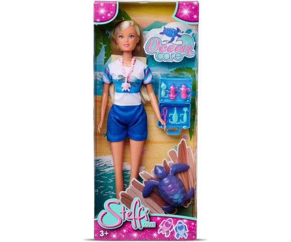 Steffi Love: Ocean Care Állatgondozó Steffi baba játékszett - Simba Toys