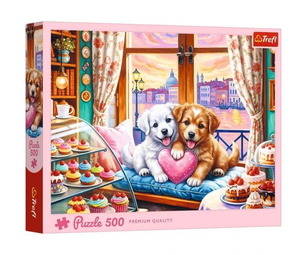 Kiskutya szerelem Premium Quality 500 db-os puzzle – Trefl
