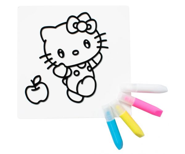 Sticker Art: Hello Kitty színezhető matrica szett többféle 1db - Comansi