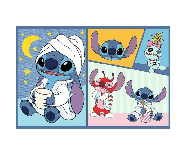 Stitch és barátai 2x70db-os puzzle - Trefl