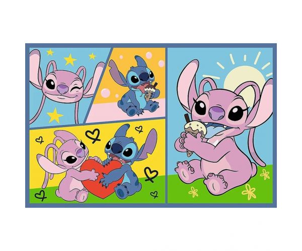 Stitch és barátai 2x70db-os puzzle - Trefl