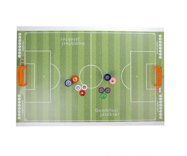 Gombfoci pálya szett 90×55 cm tárolóval és csapatokkal