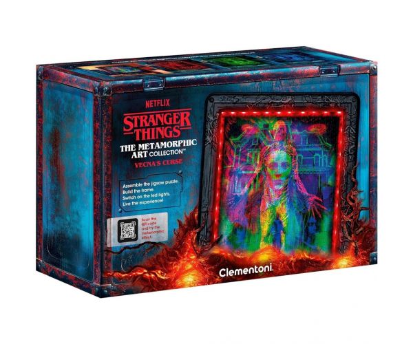 Stranger Things – Vecna’s Curse 520 darabos puzzle kerettel és RGB LED világítással – Clementoni