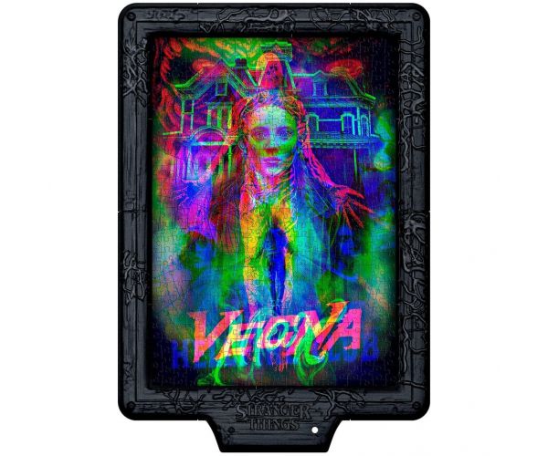 Stranger Things – Vecna’s Curse 520 darabos puzzle kerettel és RGB LED világítással – Clementoni
