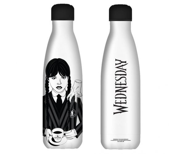 Wednesday: Rozsdamentes vákuum kulacs 500ml fehér színben