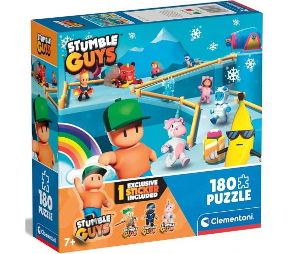 Stumble Guys Út a győzelem felé 180db-os super puzzle - Clementoni