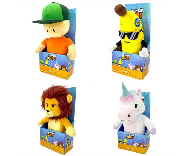 Stumble Guys ölelnivaló plüss többféle változatban 30cm-es
