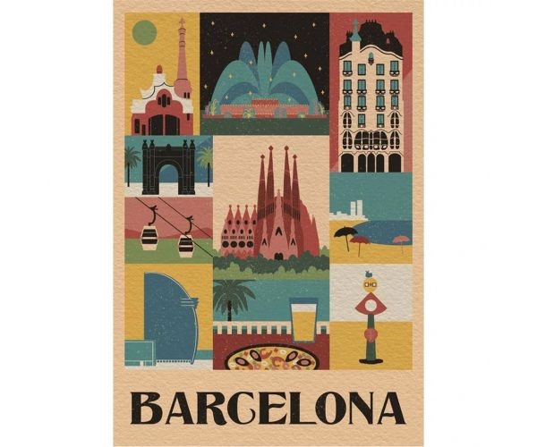 Style in the city Barcelona 1000db-os puzzle - Clementoni