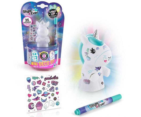 Style 4 Ever: Díszítsd fel! Mini deko világító figura többféle változatban 1db