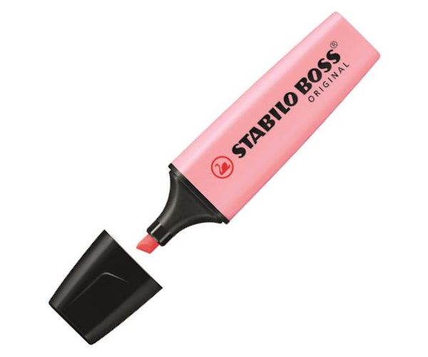 Stabilo: BOSS Original Pasztell szövegkiemelő rózsaszín színben 2-5mm-es