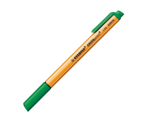 Stabilo: GREENpoint rostirón 0,8mm-es zöld színben