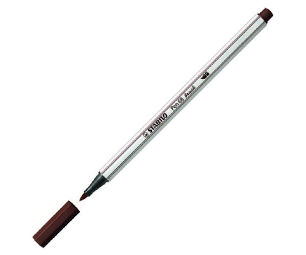 Stabilo: Pen 68 brush ecsetfilc barna