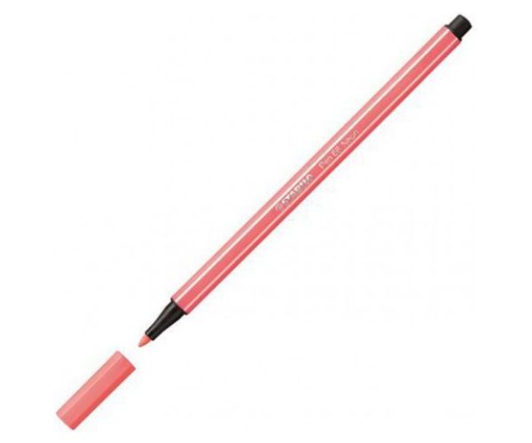 Stabilo: Pen 68 rostirón fluo piros színben 1mm-es