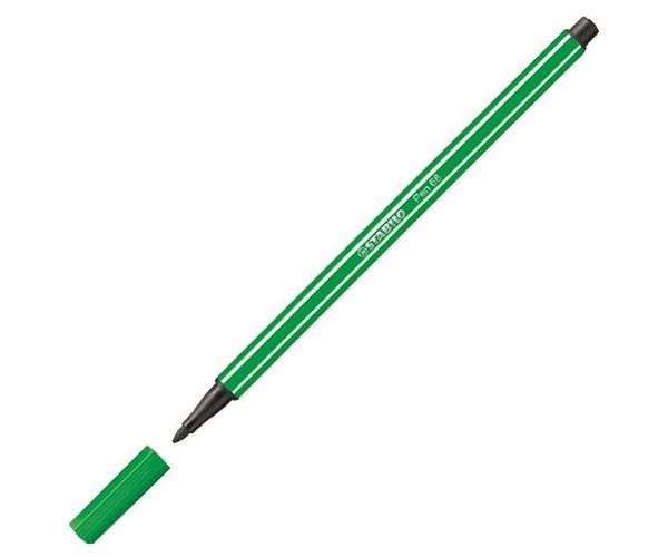 Stabilo: Pen 68 zöld filctoll