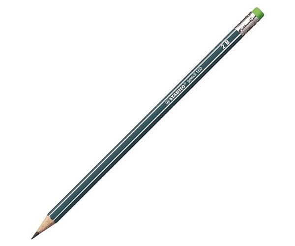 Stabilo: Petrol 160 RT grafit ceruza radírral 2B