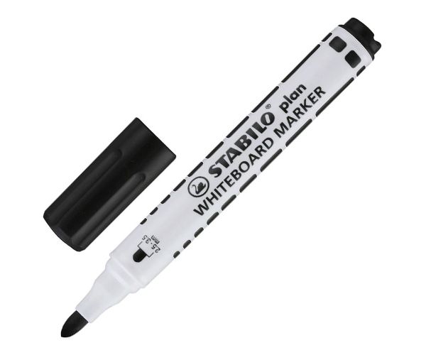 Stabilo: Plan WhiteBoard marker táblafilc fekete színben