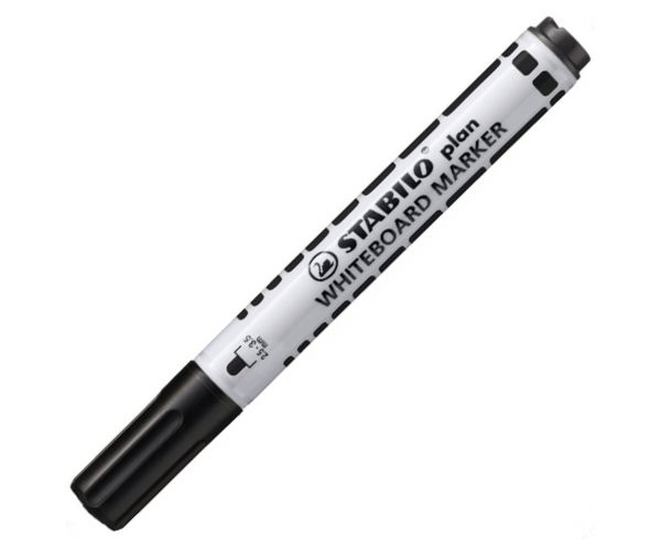 Stabilo: Plan WhiteBoard marker táblafilc fekete színben