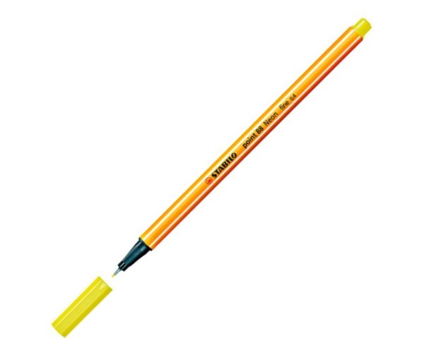 Stabilo: Point 88 tűfilc 0,4mm-es citromsárga színben