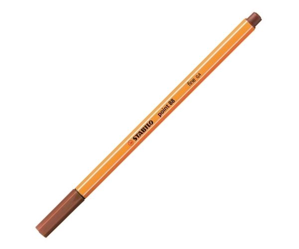 Stabilo: Point 88 tűfilc 0,4mm-es téglavörös színben