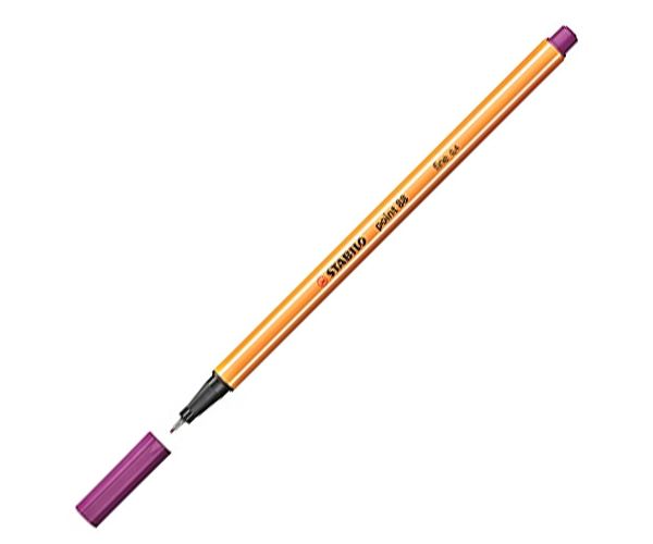 Stabilo: Point 88 tűfilc bíbor színben 0,4mm