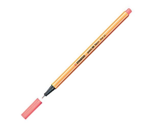Stabilo: Point 88 tűfilc 0,4mm-es neon piros színben