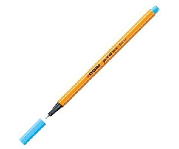 Stabilo: Point 88 tűfilc 0,4mm-es neon kék színben