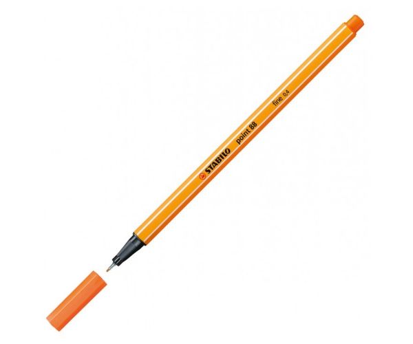 Stabilo: Point 88 tűfilc 0,4mm-es halvány cinóber színben