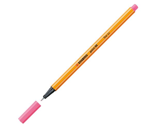 Stabilo: Point 88 tűfilc 0,4mm-es halvány rózsaszín színben