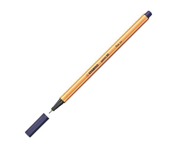 Stabilo: Point 88 tűfilc 0,4mm-es éjkék színben