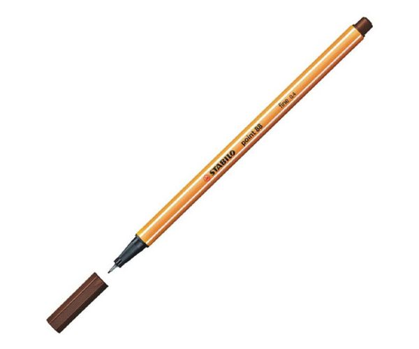 Stabilo: Point 88 sötétbarna tűfilc 0,4mm