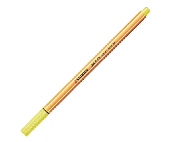 Stabilo: Point 88 tűfilc 0,4mm-es neon sárga színben