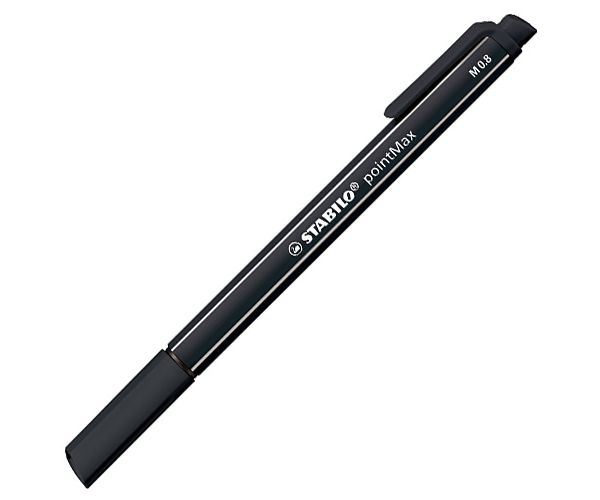 Stabilo: pointMax rostirón fekete színben 0,8mm