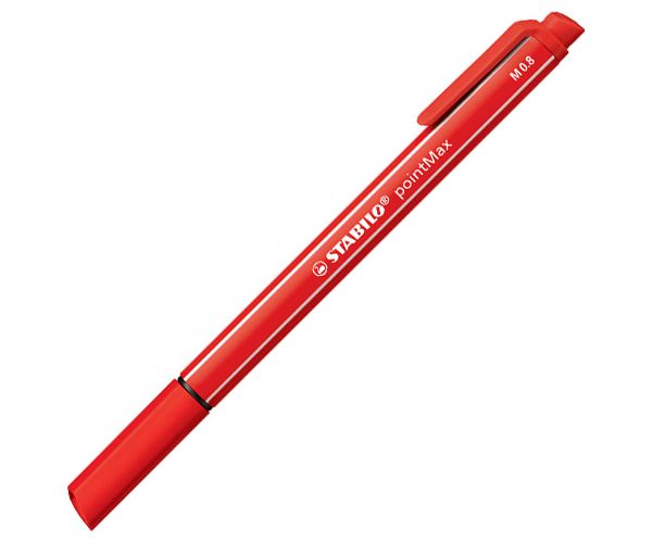 Stabilo: pointMax rostirón kárminvörös színben 0,8mm