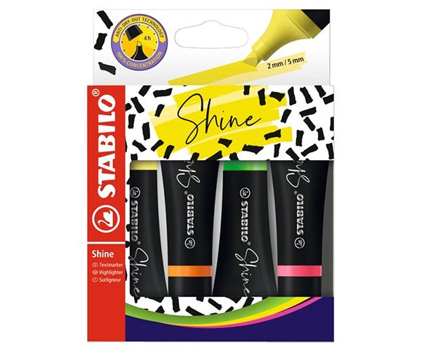 Stabilo: Shine szövegkiemelő készlet 4db-os