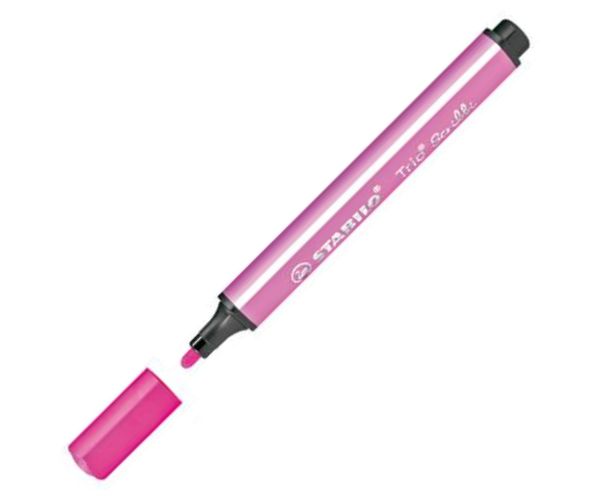 Stabilo: Trio Scribbi háromszögletű filctoll pink színben