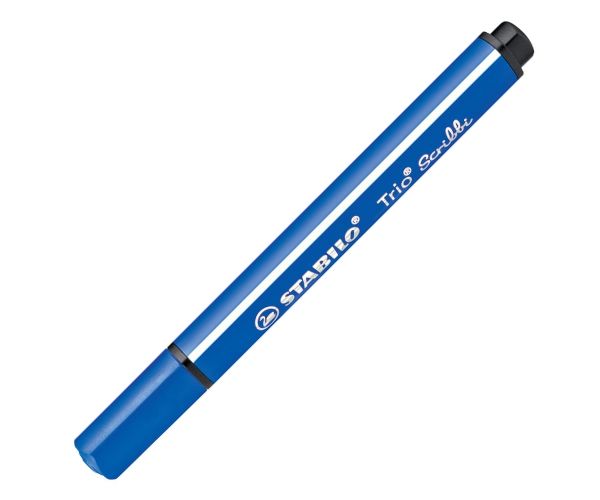 Stabilo: Trio Scribble háromszögletű filctoll kék színben