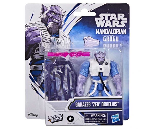 Star Wars: ActionVerse 11cm-es Garazeb ZEB Orrelios figura kiegészítőkkel - Hasbro