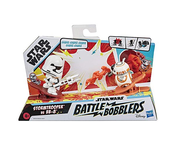 Star Wars Battle Bobblers BB-8 vs Stormtrooper csipeszes figura - Hasbro