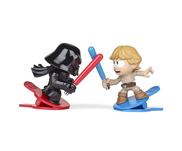 Star Wars Battle Bobblers Vader vs Luke csipeszes figura - Hasbro