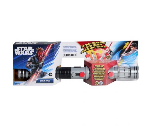 Star Wars Double-Bladed Lightsaber: Darth Maul nyitható elektronikus fénykard - Hasbro