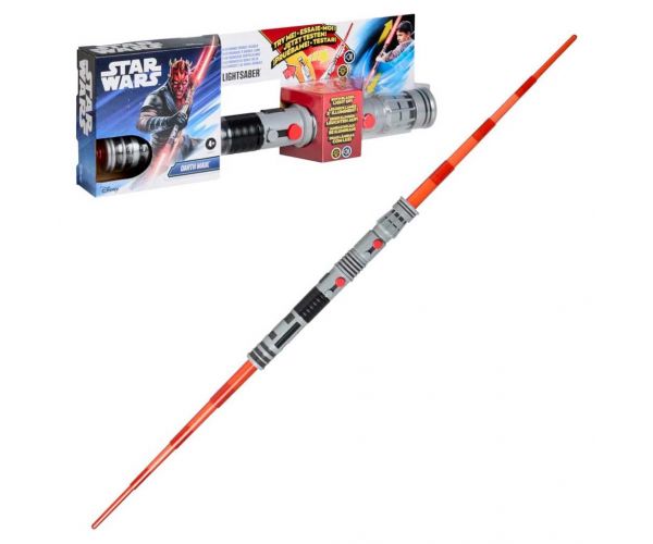 Star Wars Double-Bladed Lightsaber: Darth Maul nyitható elektronikus fénykard - Hasbro